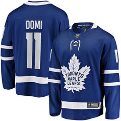 NHL Max Domi Toronto Maple Leafs Fanatics Home Breakaway Jersey - Blue
