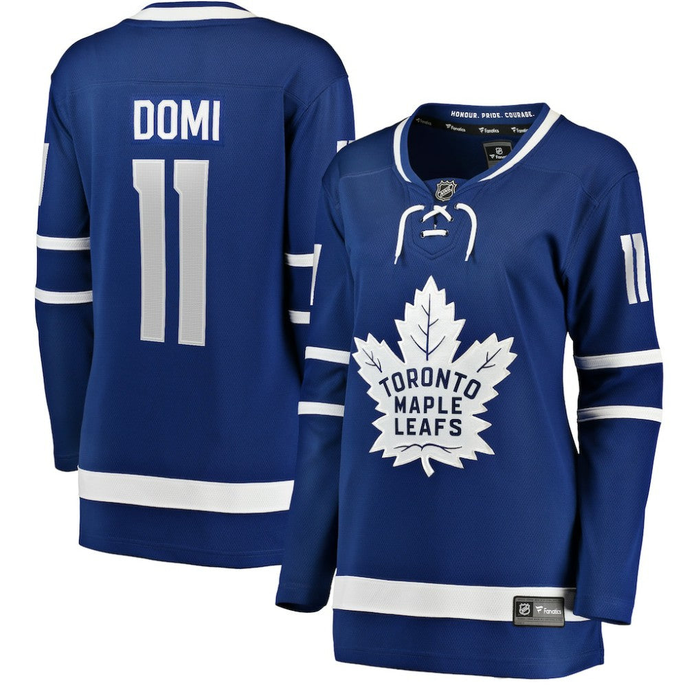 NHL Max Domi Toronto Maple Leafs Fanatics Women's Home Breakaway Player Jersey - Blue