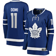 NHL Max Domi Toronto Maple Leafs Fanatics Women's Home Breakaway Player Jersey - Blue