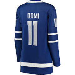 NHL Max Domi Toronto Maple Leafs Fanatics Women's Home Breakaway Player Jersey - Blue