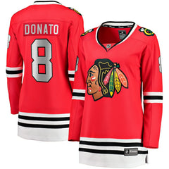 NHL Ryan Donato Chicago Blackhawks Fanatics Women's Home Breakaway Player Jersey - Red