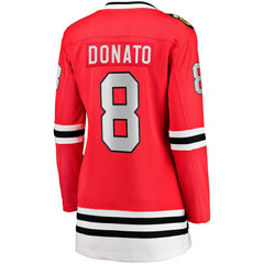 NHL Ryan Donato Chicago Blackhawks Fanatics Women's Home Breakaway Player Jersey - Red