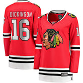 NHL Jason Dickinson Chicago Blackhawks Fanatics Women's Home Breakaway Player Jersey - Red