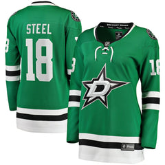 NHL Sam Steel Dallas Stars Fanatics Women's Home Breakaway Player Jersey - Kelly Green