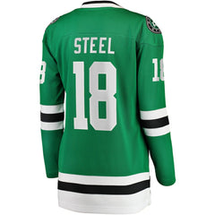 NHL Sam Steel Dallas Stars Fanatics Women's Home Breakaway Player Jersey - Kelly Green