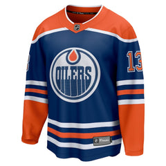 NHL Mattias Janmark Edmonton Oilers Fanatics Home Breakaway Jersey - Royal