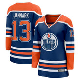 NHL Mattias Janmark Edmonton Oilers Fanatics Women's Home Breakaway Player Jersey - Royal