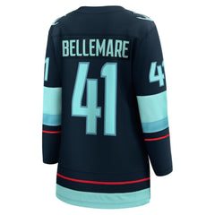 NHL Pierre-Edouard Bellemare Seattle Kraken Fanatics Women's Home Breakaway Player Jersey - Deep Sea Blue
