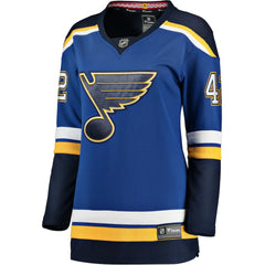 NHL Kasperi Kapanen St. Louis Blues Fanatics Women's Home Breakaway Player Jersey - Blue