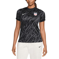 USWNT Women's 2024 Goalkeeper Replica Stadium Jersey Black sale