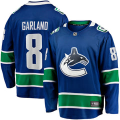 NHL Conor Garland Vancouver Canucks Fanatics Home Breakaway Jersey - Blue