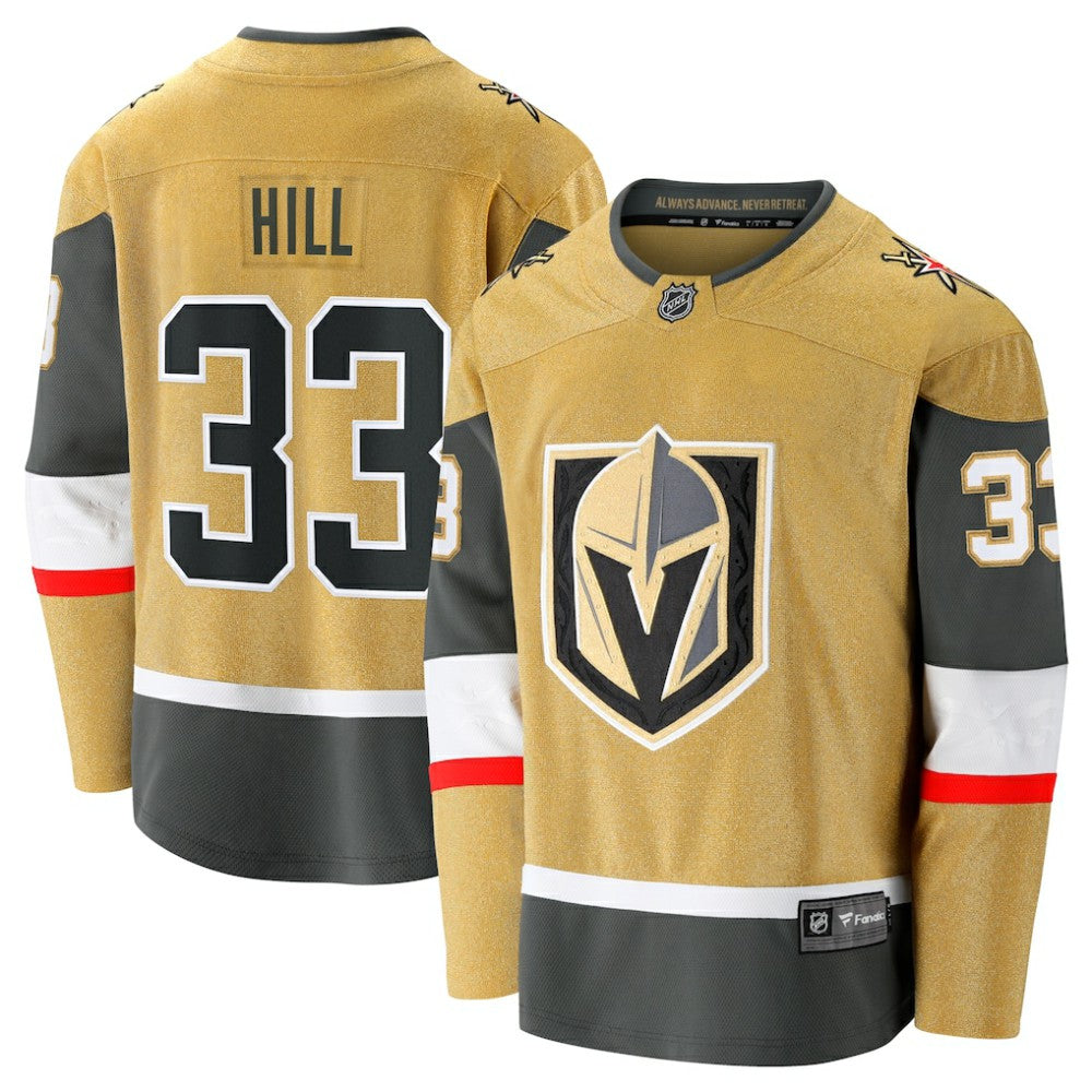 NHL Adin Hill Vegas Golden Knights Fanatics Home Breakaway Jersey - Gold