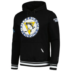 NHL Pittsburgh Penguins Pro Standard Retro Classic Fleece Pullover Hoodie - Black