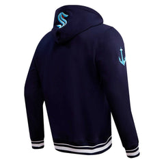 NHL Seattle Kraken Pro Standard Retro Classic Fleece Pullover Hoodie - Deep Sea Blue