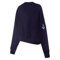 NHL Seattle Kraken Pro Standard Women's Mascot Crewneck Pullover Sweatshirt - Deep Sea Blue