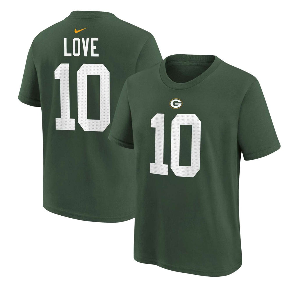 Jordan Love Green Bay Packers Preschool Player Name & Number T-Shirt Green