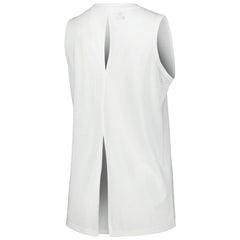 Chicago Bulls Levelwear Women's Paisley Peekaboo Tank Top White