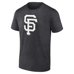San Francisco Giants Personalized Monochrome Name & Number T-Shirt - Charcoal T-shirts