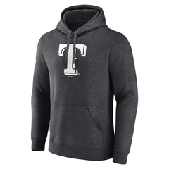 Texas Rangers Personalized Monochrome Name & Number Pullover Hoodie - Charcoal Hoodies