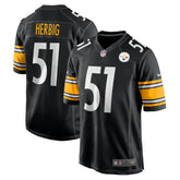 NFL Nick Herbig Pittsburgh Steelers Game Jersey - Black