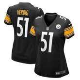 Nick Herbig Pittsburgh Steelers Women's Game Jersey Black