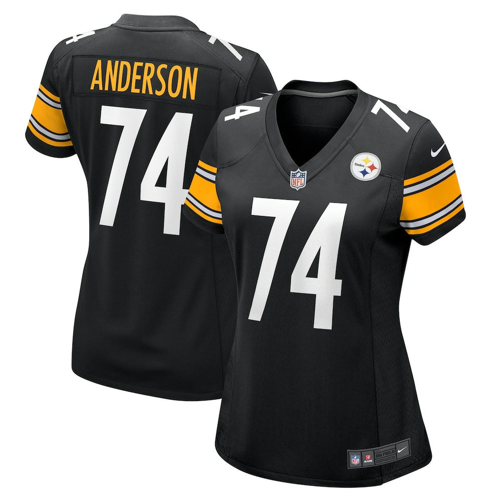 NFL Spencer Anderson Pittsburgh Steelers Women's Game Jersey - Black