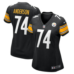 NFL Spencer Anderson Pittsburgh Steelers Women's Game Jersey - Black