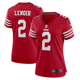 NFL Deommodore Lenoir San Francisco 49ers Women's Game Jersey - Scarlet