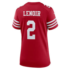 NFL Deommodore Lenoir San Francisco 49ers Women's Game Jersey - Scarlet