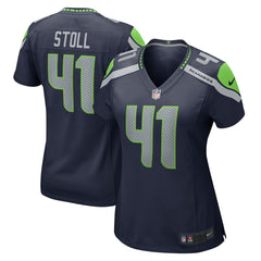 NFL Chris Stoll Seattle Seahawks Women's Team Game Jersey - College College Navy