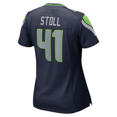 NFL Chris Stoll Seattle Seahawks Women's Team Game Jersey - College College Navy