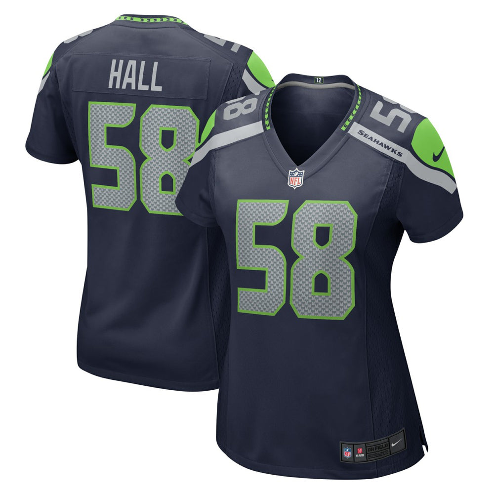 NFL Derick Hall Seattle Seahawks Women's Team Game Jersey - College College Navy