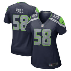 NFL Derick Hall Seattle Seahawks Women's Team Game Jersey - College College Navy