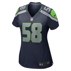 NFL Derick Hall Seattle Seahawks Women's Team Game Jersey - College College Navy