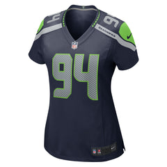 NFL Mike Morris Seattle Seahawks Women's Team Game Jersey - College College Navy