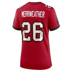 NFL Kaevon Merriweather Tampa Bay Buccaneers Women's Game Jersey - Red