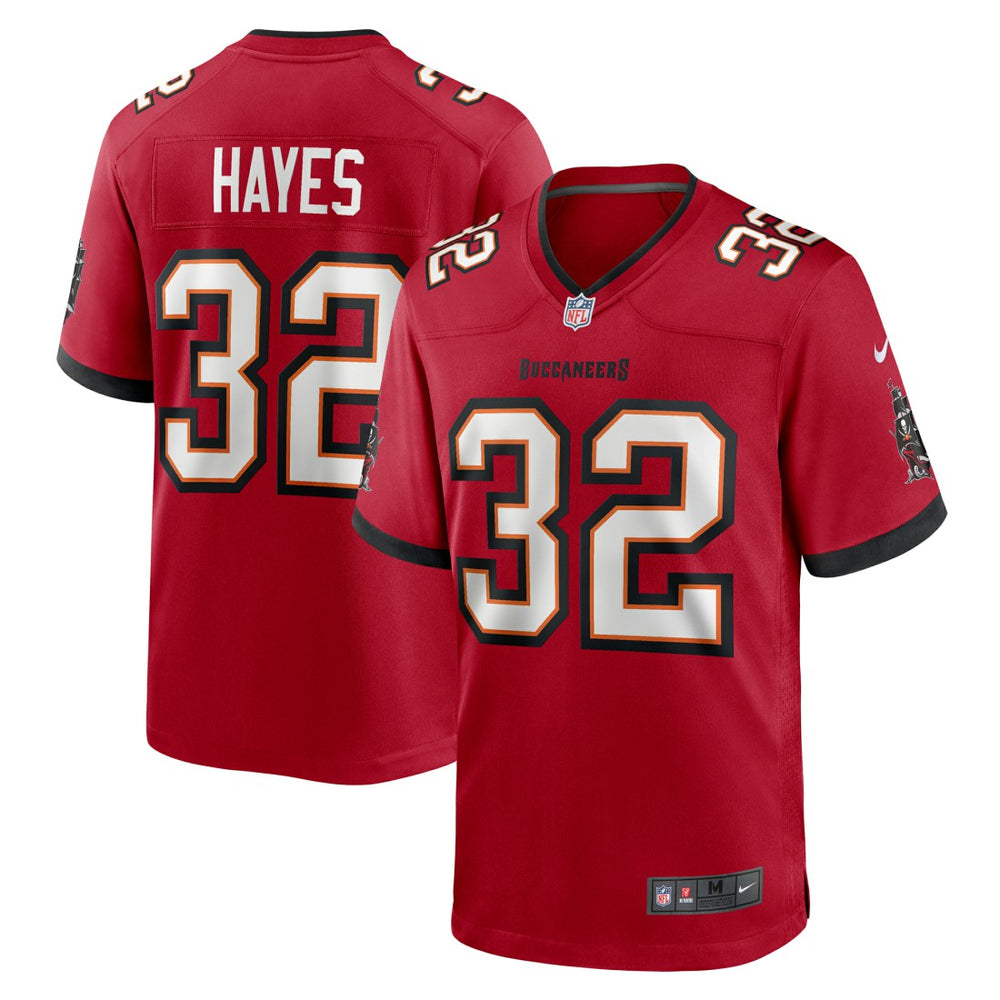 NFL Josh Hayes Tampa Bay Buccaneers Game Jersey - Red