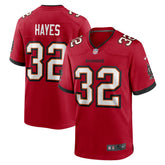 NFL Josh Hayes Tampa Bay Buccaneers Game Jersey - Red