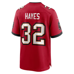 NFL Josh Hayes Tampa Bay Buccaneers Game Jersey - Red