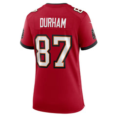 NFL Payne Durham Tampa Bay Buccaneers Women's Game Jersey - Red