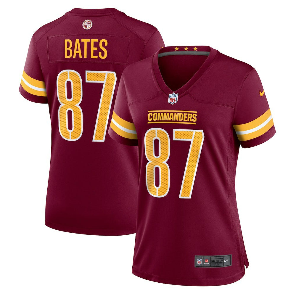 NFL John Bates Washington Commanders Women's Game Jersey - Burgundy