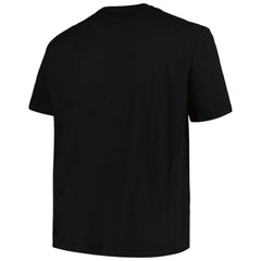 NHL Pittsburgh Penguins Profile Big & Tall Arch Over Logo T-Shirt - Black