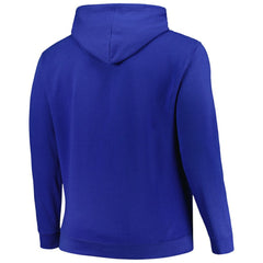 NHL New York Islanders Profile Big & Tall Arch Over Logo Pullover Hoodie - Royal