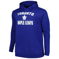 NHL Toronto Maple Leafs Profile Big & Tall Arch Over Logo Pullover Hoodie - Blue
