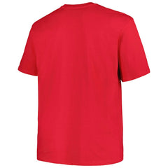 NHL Washington Capitals Profile Big & Tall Arch Over Logo T-Shirt - Red