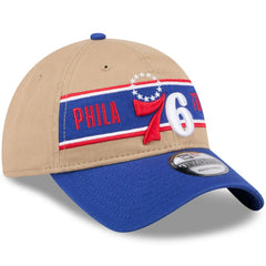 Philadelphia 76ers 2024 NBA Draft 9TWENTY Adjustable Hat Tan/Royal