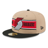 Portland Trail Blazers 2024 NBA Draft 59FIFTY Fitted Hat Tan/Black