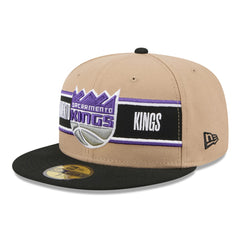 Sacramento Kings 2024 NBA Draft 59FIFTY Fitted Hat Tan/Black
