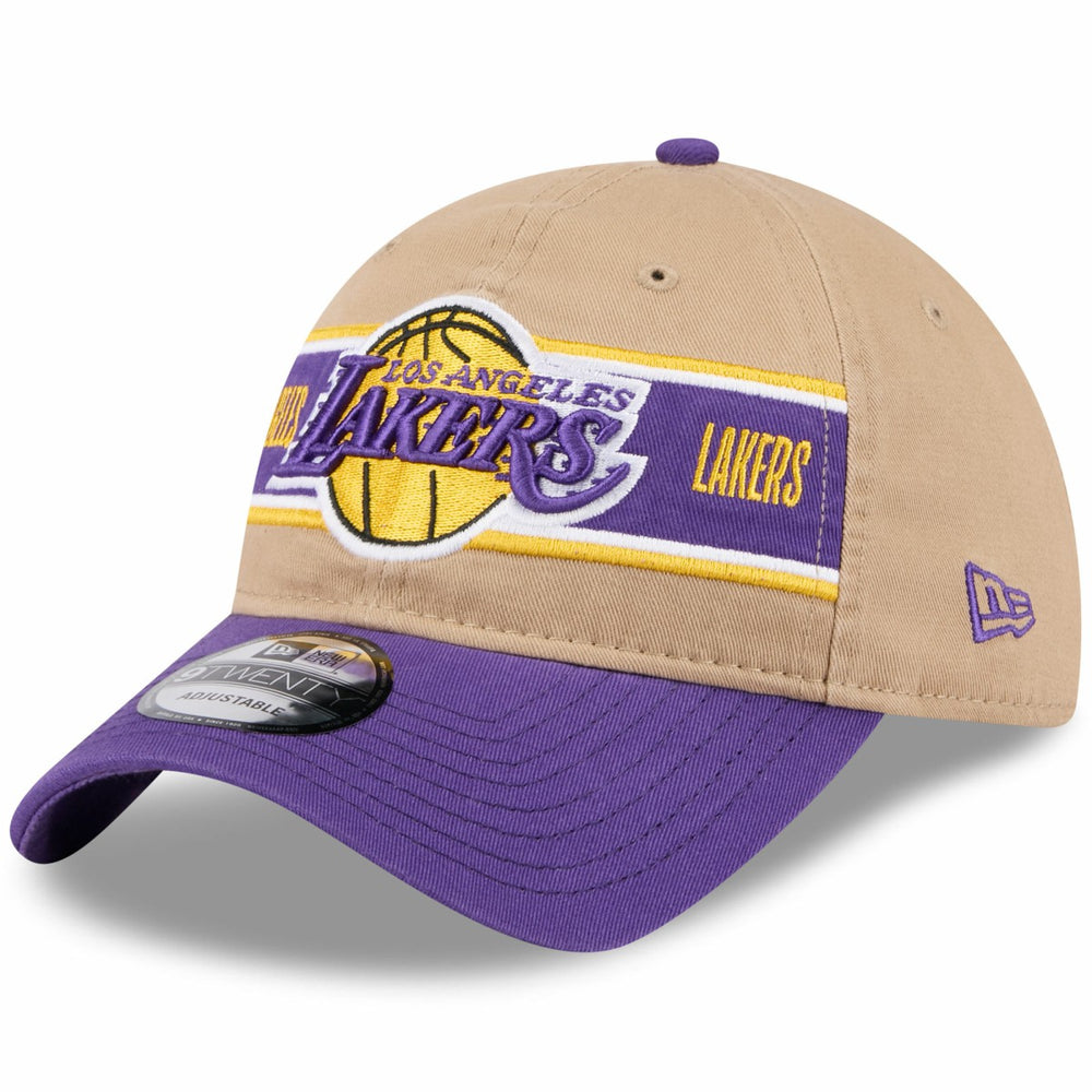 Los Angeles Lakers 2024 NBA Draft 9TWENTY Adjustable Hat Tan/Purple