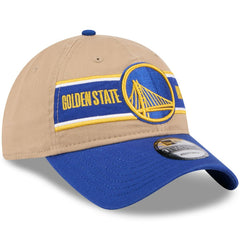 Golden State Warriors 2024 NBA Draft 9TWENTY Adjustable Hat Tan/Royal